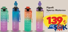 PİPETLİ SPORCU MATARASI 1 L PİPETLİ SPORCU MATARASI 1 L